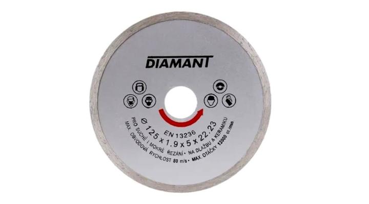 diamantový řezný kotouč plný